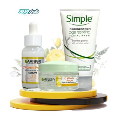 کیت ضد پیر پوستی ویتامین سی