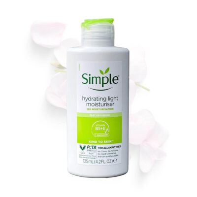 کرم مرطوب کننده و آبرسان لایت سیمپل